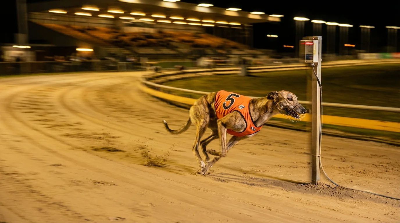 Greyhound racing sectional times analysis with split timing at a sand track